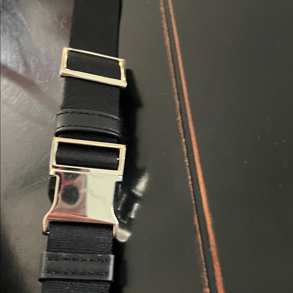 Kate Spade Black Belt Bag with Gold Accents - Picture 6 of 7